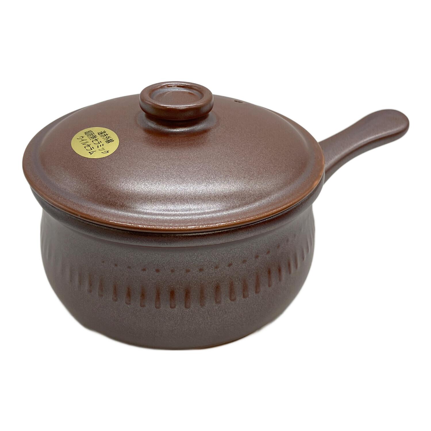 平吉窯 片手鍋 遠赤外線セラミック｜トレファクONLINE