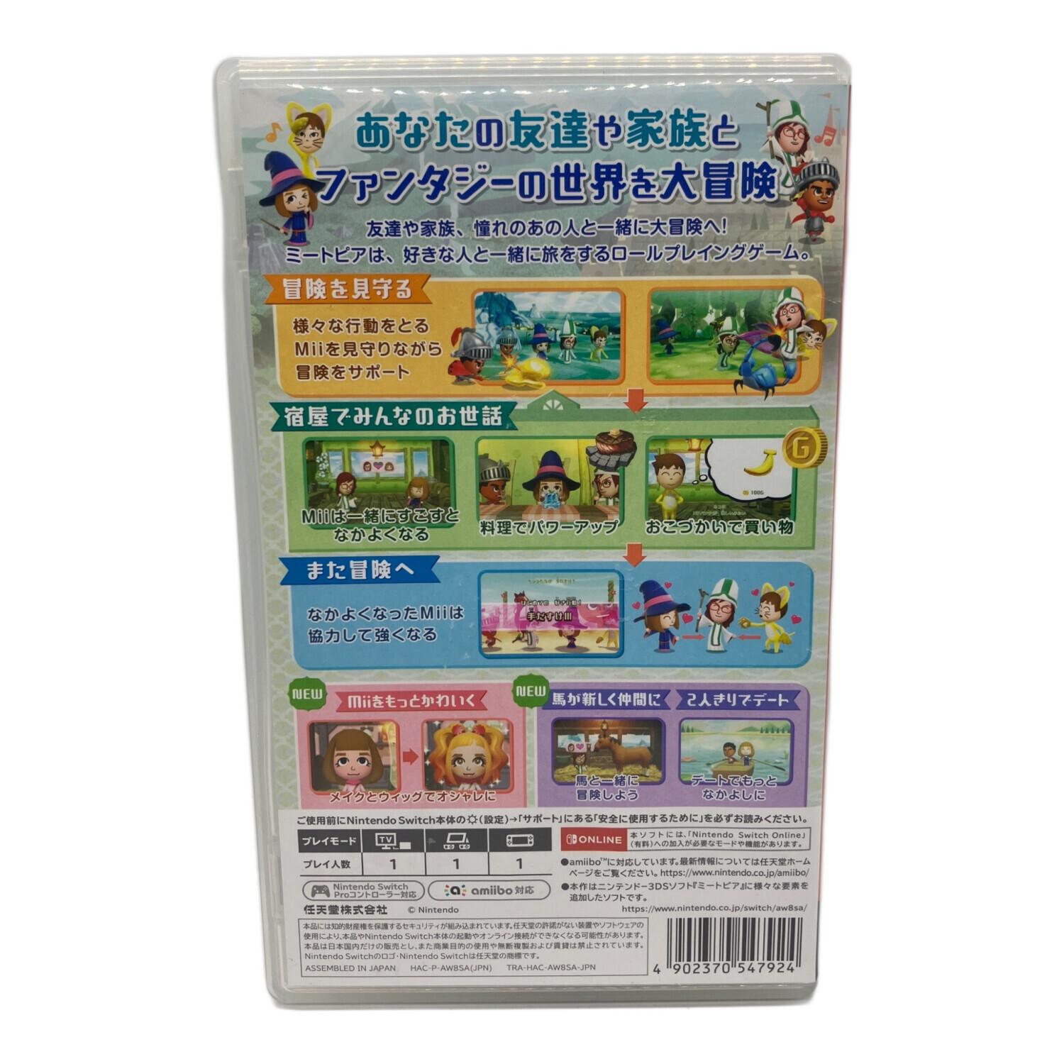 Nintendo Switch用ソフト Miitopia/Switch/HACPAW8SA/A 全年齢対象