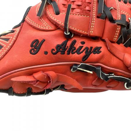 MIZUNO (ミズノ) 軟式グローブ レッド Global Elite 投手用 オーダー