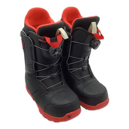 BURTON スノーボードブーツ ブラック/レッド BURTON スノーボード