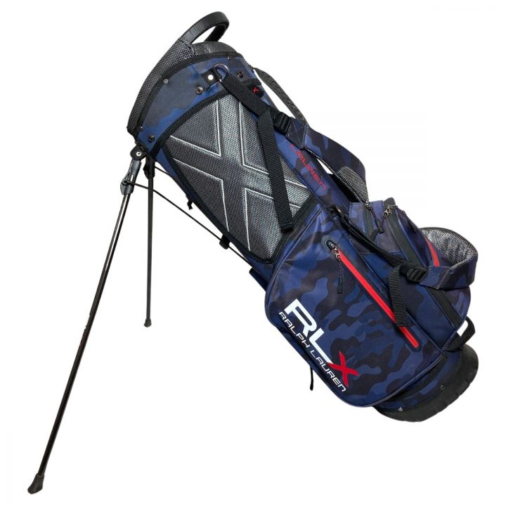 RLX POLO GOLF スタンドバッグ キャディバッグ ネイビー カモフラ柄
