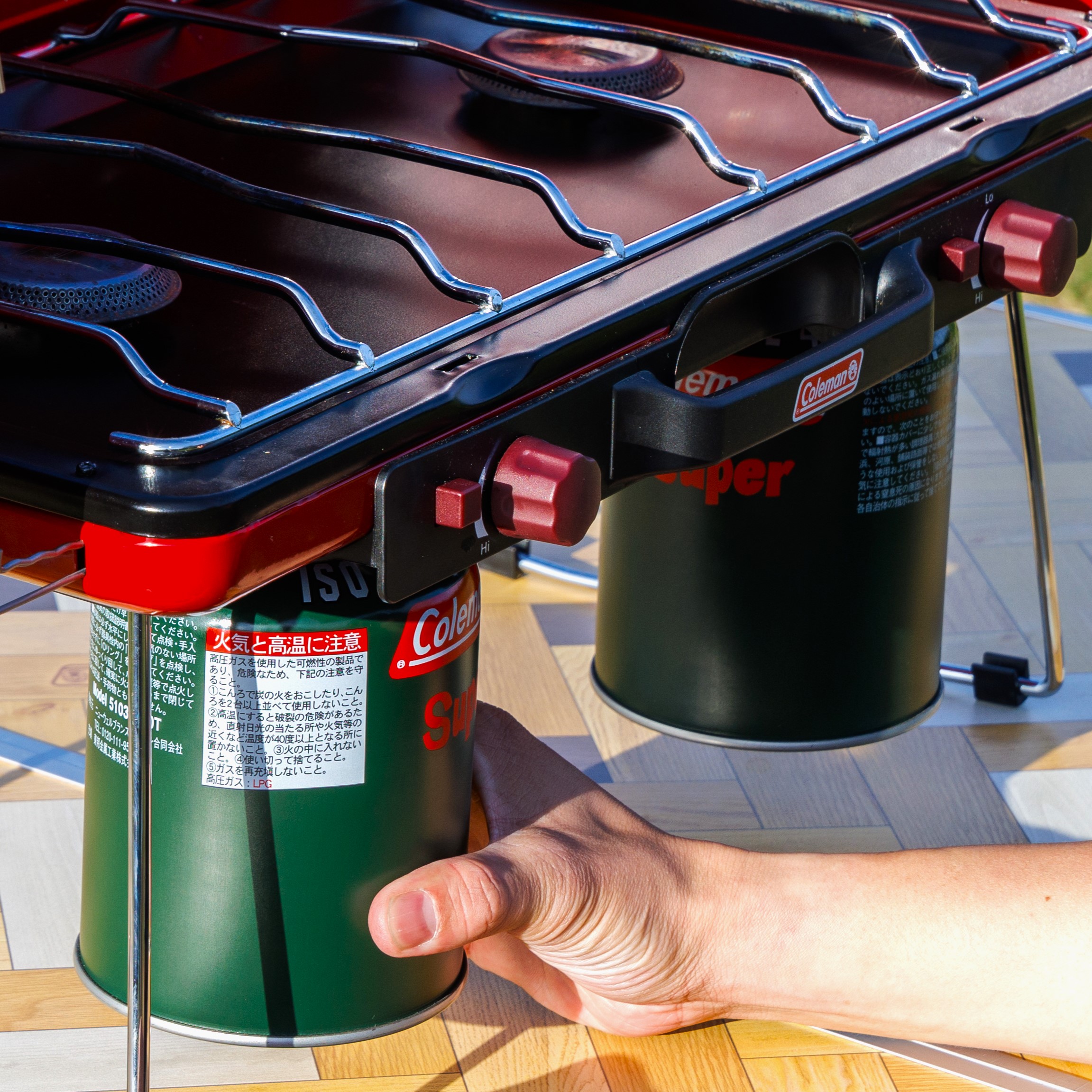 パワーハウスLPツーバーナーストーブⅡ（バターナッツ）の通販