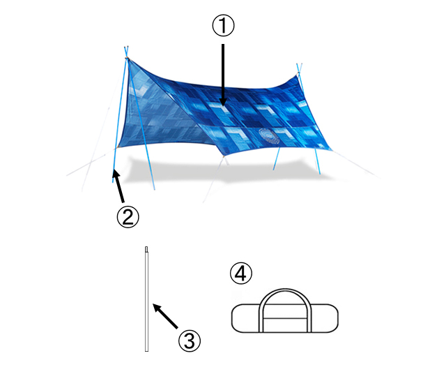 IL XPヘキサタープ/MDX用タープスキンの通販｜キャンプ用品の