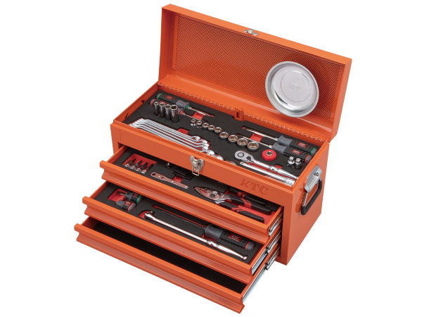 KTC 9.5sq.スタンダードセット【80点】（3段3引出し） SKセール2026