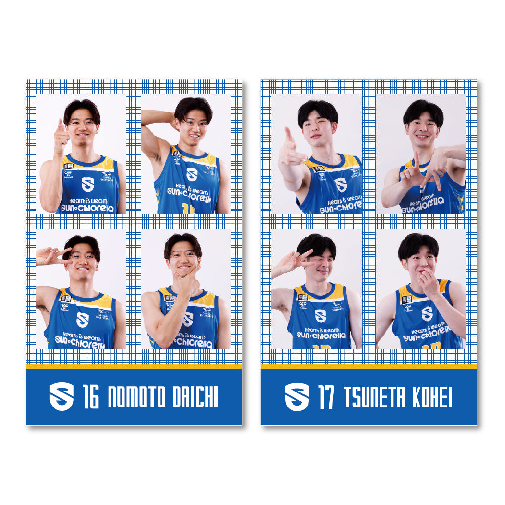 2024-25 証明写真風ステッカー – 滋賀レイクス公式ストア