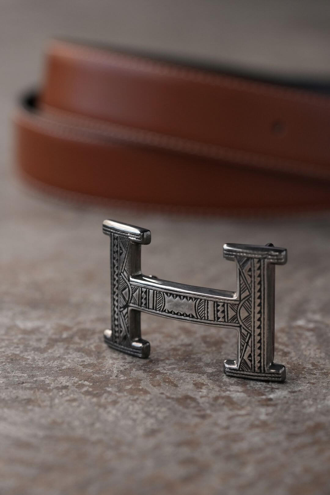 エルメス/トゥアレグ/リバーシブルレザーベルト/Hermes/Touareg Buckle