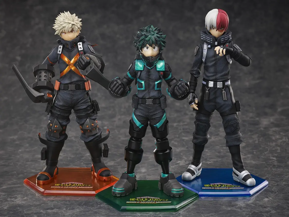 ヒロアカ ちあぴこ フィギュア3個セット（いずく、ばくごう、しょうと