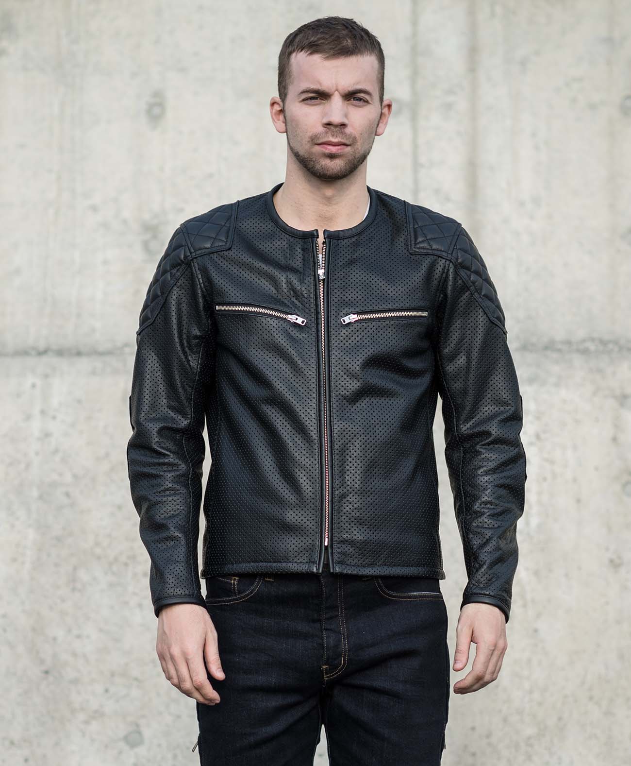 革ジャン パンチング レザージャケット｜カドヤ公式オンラインショップ