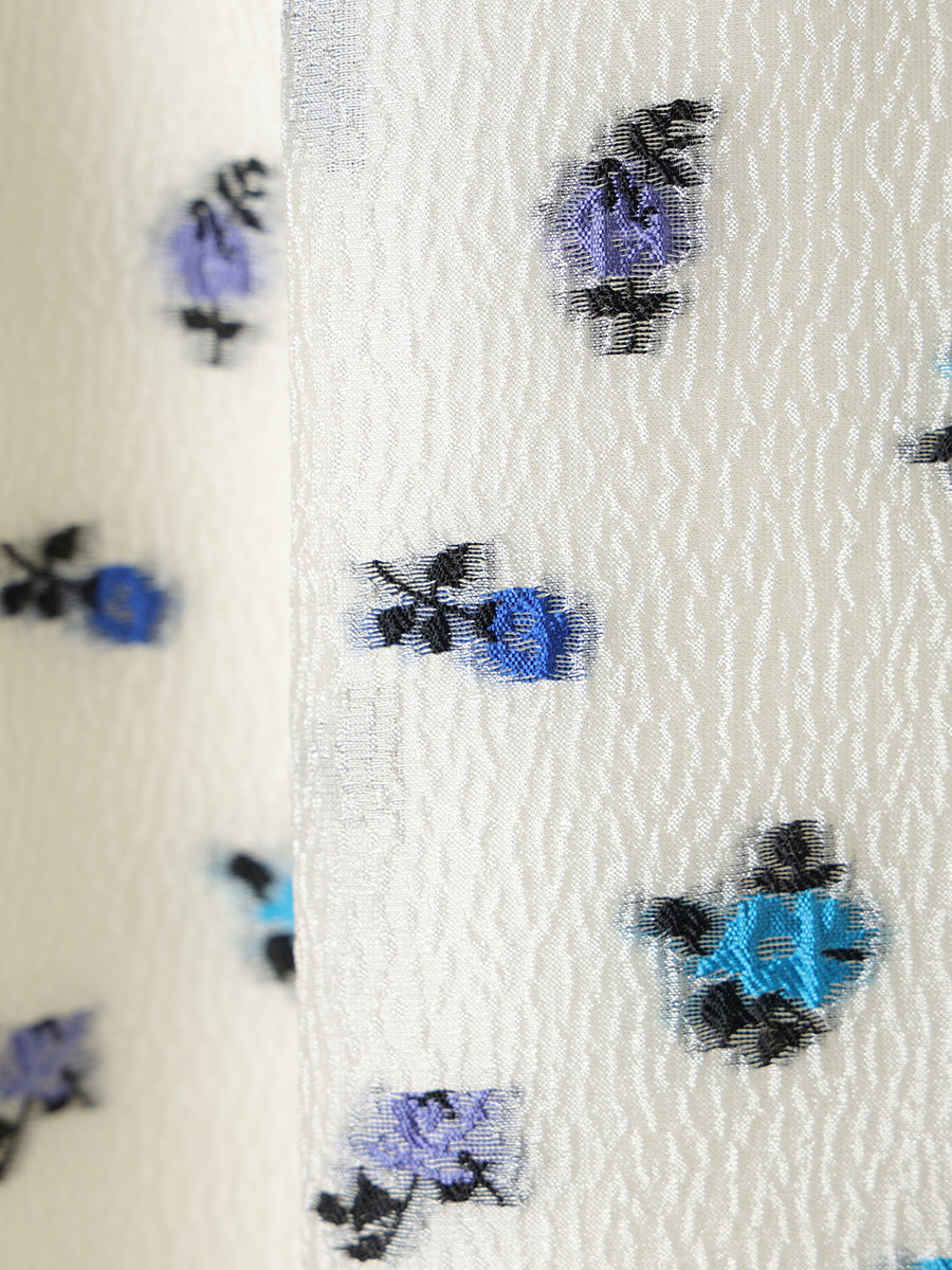 フラワージャガードワンピース