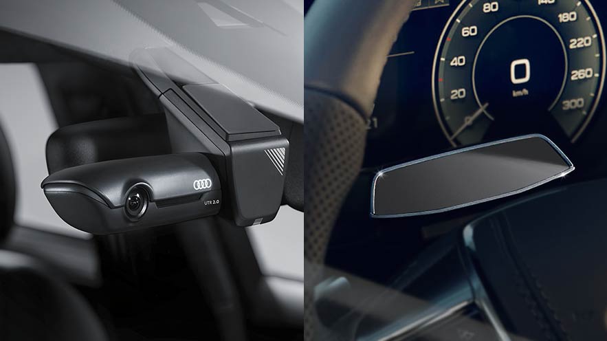 アウディ　純正　UTR2.0 Audi Genuine UTR 2.0 Front & Rear Dashcam Universal Traffic Drive