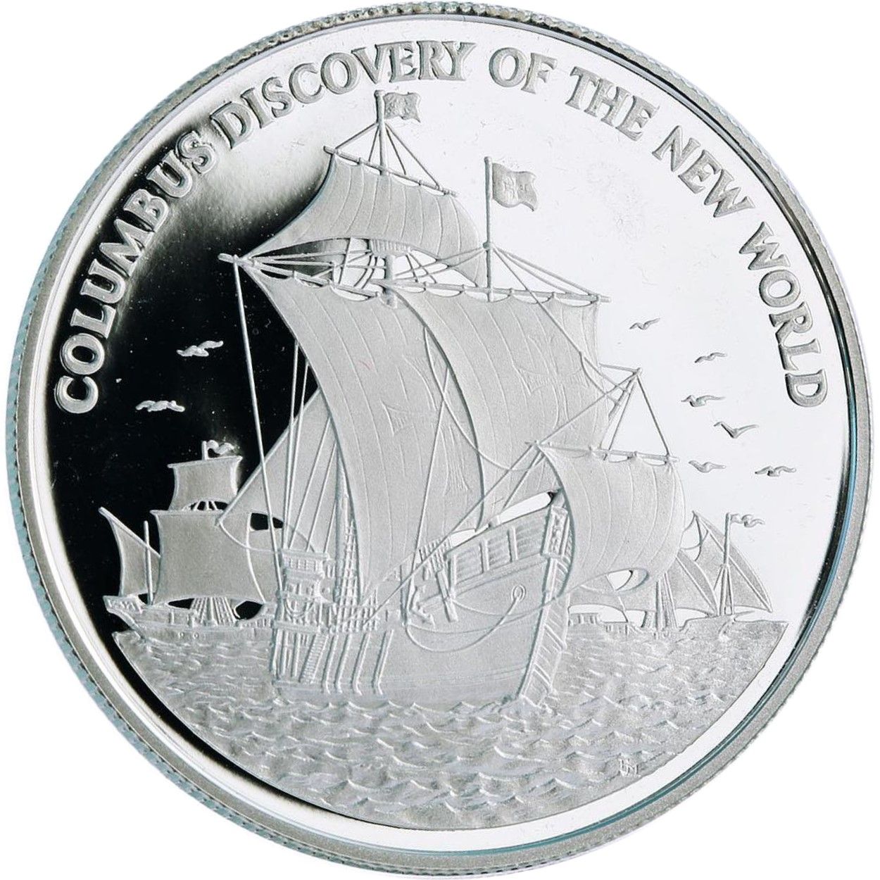 10 Dollars (Discovery of the New World; Silver Proof) - Jamaica