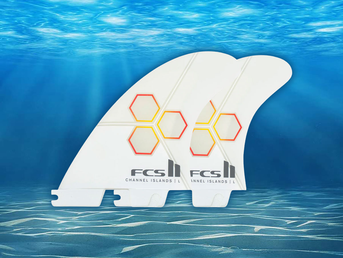 FCS II CI Upright Tri-Quad Fin Set - Encinitas Surfboards