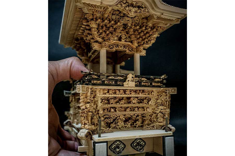 国宝になりそう」ネット衝撃…ミニだんじりは「肉眼では見えないレベル