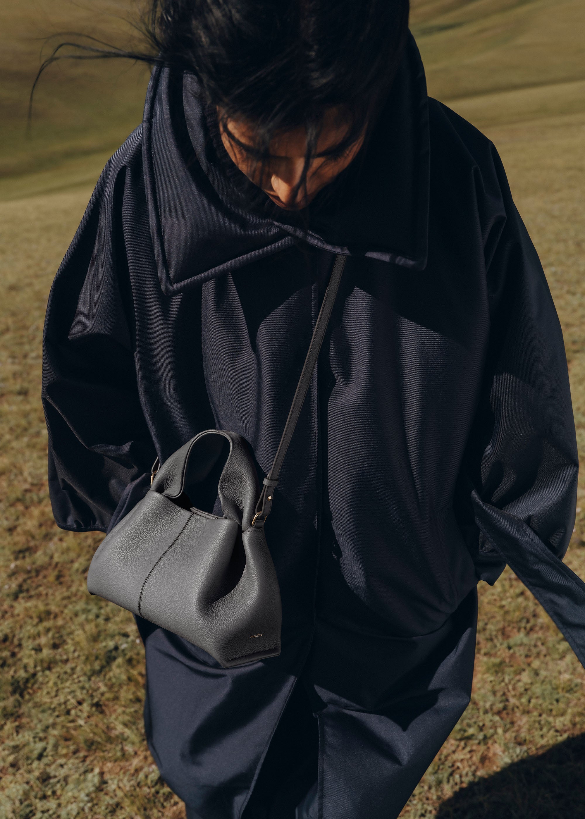 Polène | Bag - Numéro Neuf Mini - Textured Stone