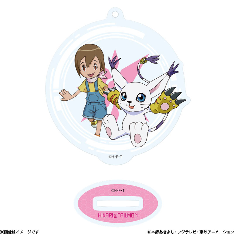 デジモンアドベンチャー 初期版 メタルキーホルダー 光の紋章 ヒカリ