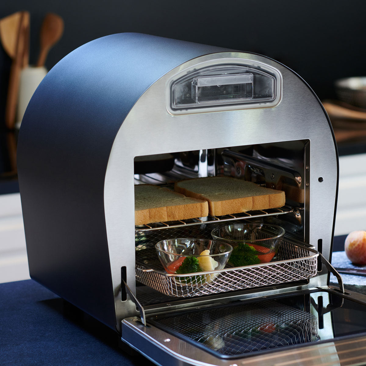 FoElem スマートノンフライオーブン Chef｜1台6役・2段同時調理で時短調理