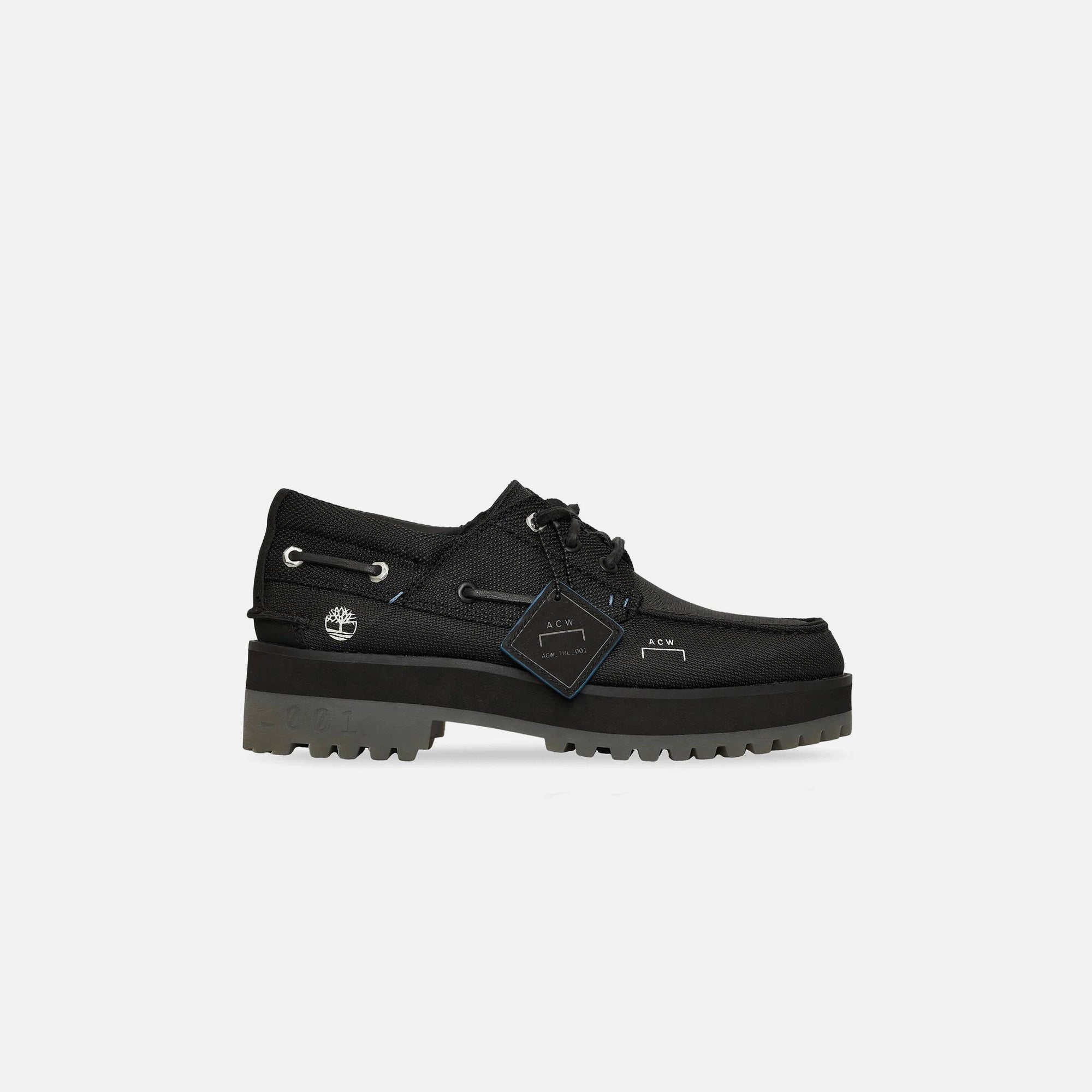 Timberland x A-Cold-Wall* Mens 3 Eye Lug Boat Shoe - Black – Kith