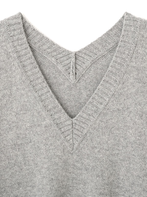 Vネック2wayニットプルオーバー(F GREY): トップス │ ETRE TOKYO