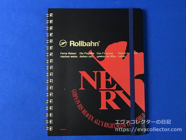エヴァグッズ No.1917 ロルバーン ポケット付きメモ ネルフロゴマーク