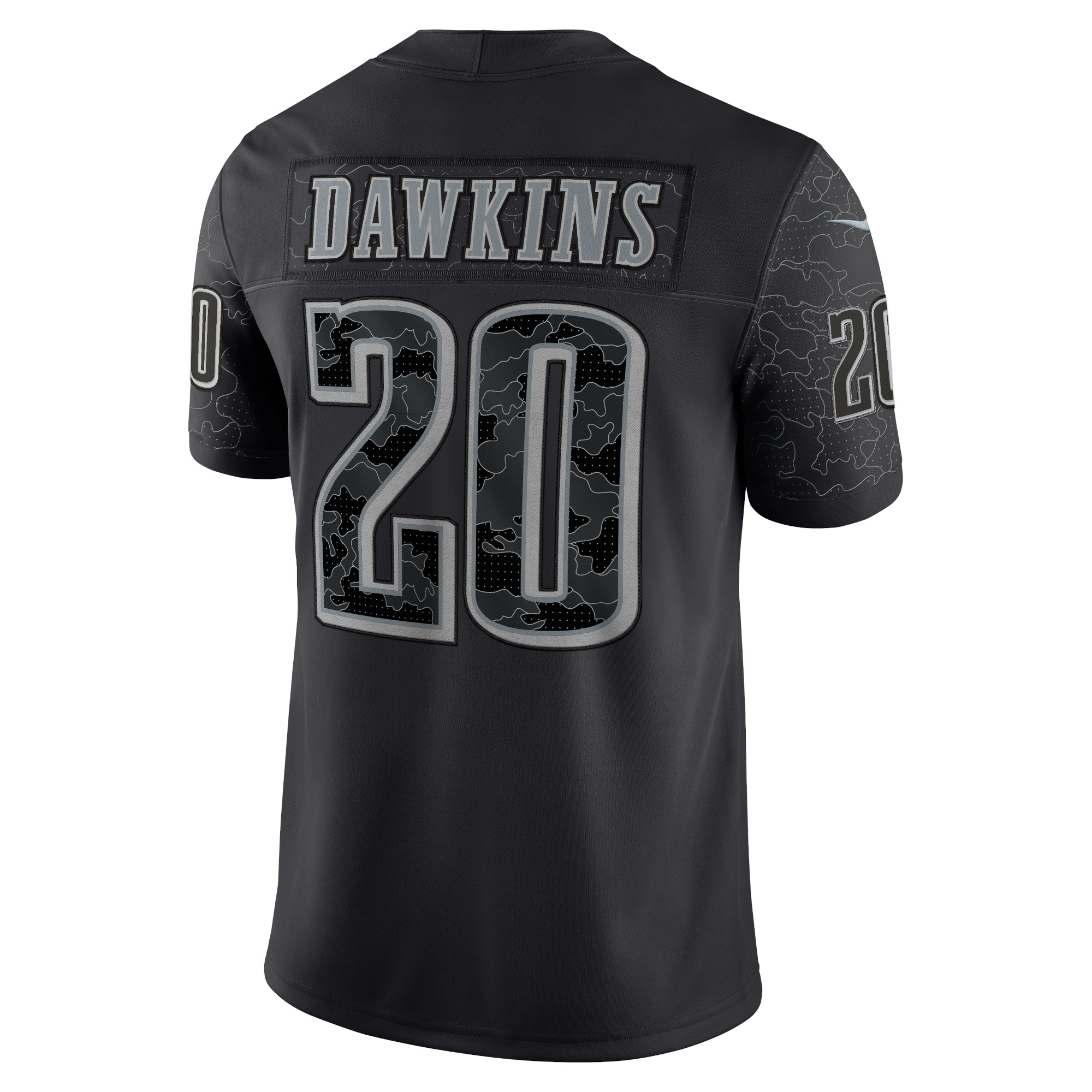Men's Nike Brian Dawkins Black Philadelphia Eagles Retired Player