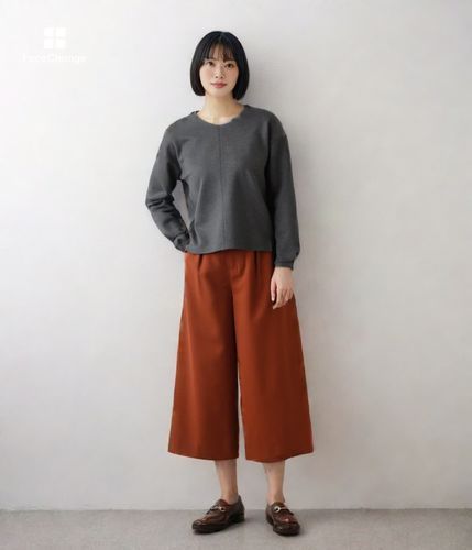 TWクリアツイル ガウチョパンツ(51333156-2024)｜ファッション通販のNY