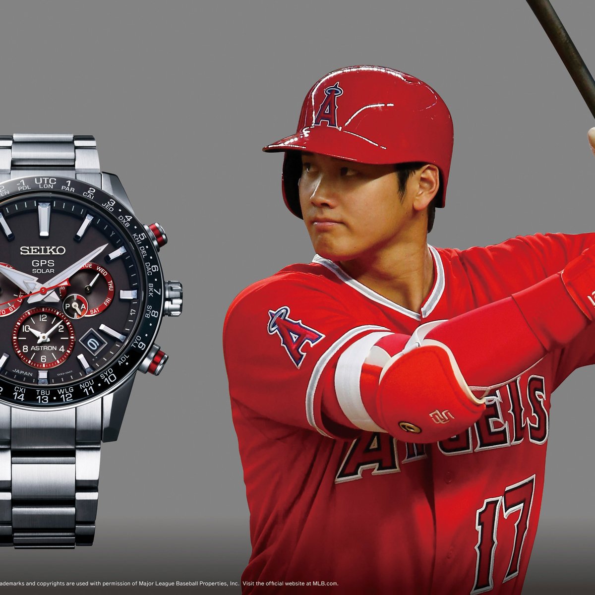 セイコーウオッチ、エンゼルス大谷翔平選手をイメージしたコラボモデル