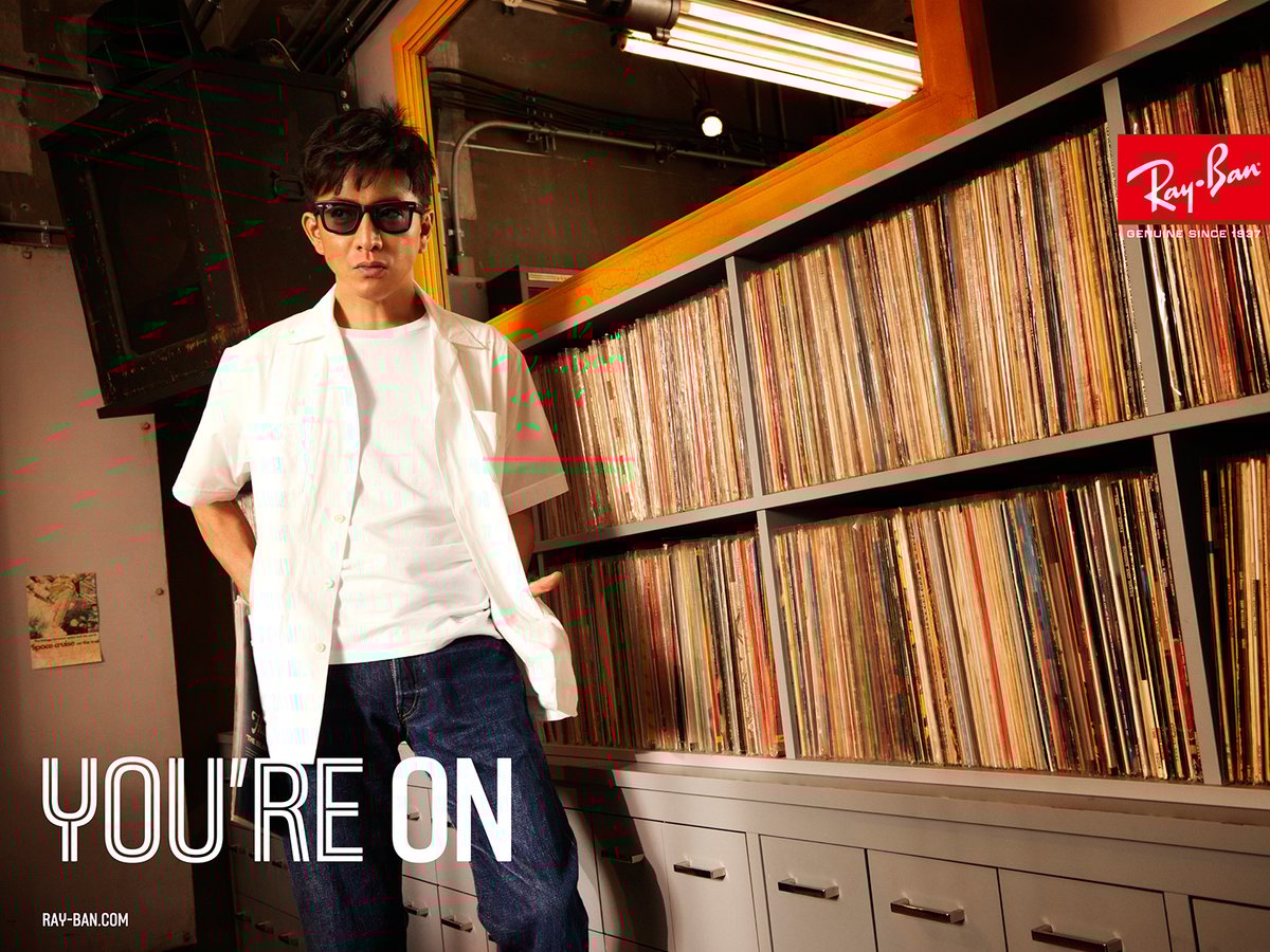レイバン×木村拓哉、愛用のウェイファーラーをベースにしたカプセル
