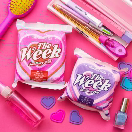 プラザがオリジナルの生理用ナプキン発売 Z世代向けポップなパッケージ