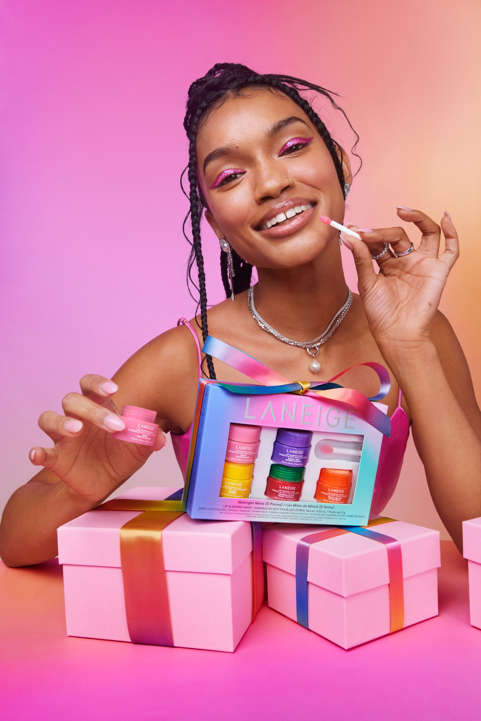 2024年クリスマスコフレ】ラネージュ：人気のリップマスクの5種セット