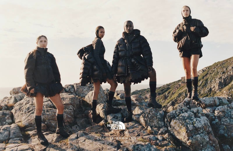 ザ・ノース・フェイス × セシリー・バンセン フローラルモチーフの