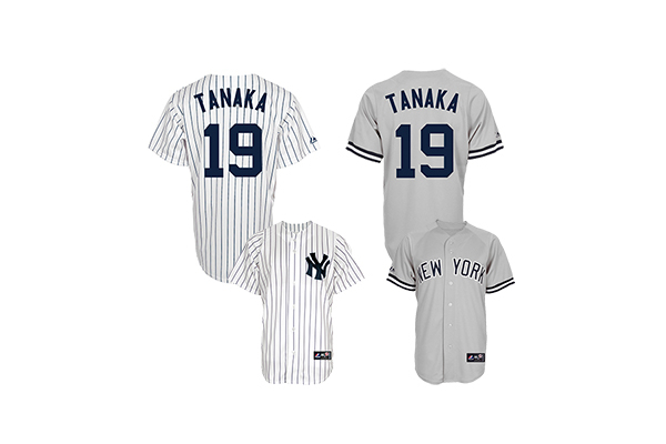 田中将大のNYヤンキース公式ユニフォーム発売