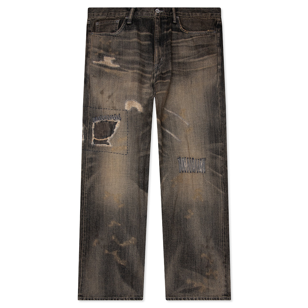 Savage Denim DP Wide Pants - Black – Feature