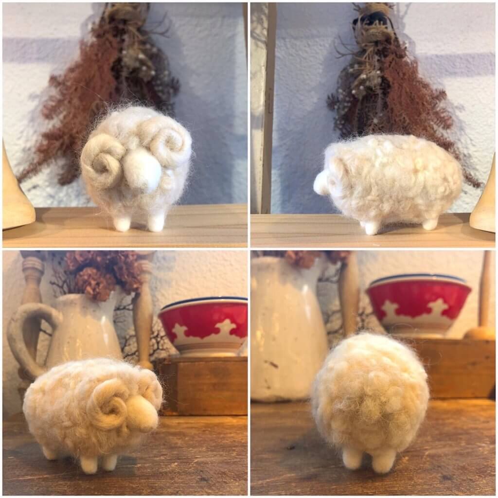 羊毛フェルトの「ひつじコース」作品レポート | 東京・学芸大学駅の
