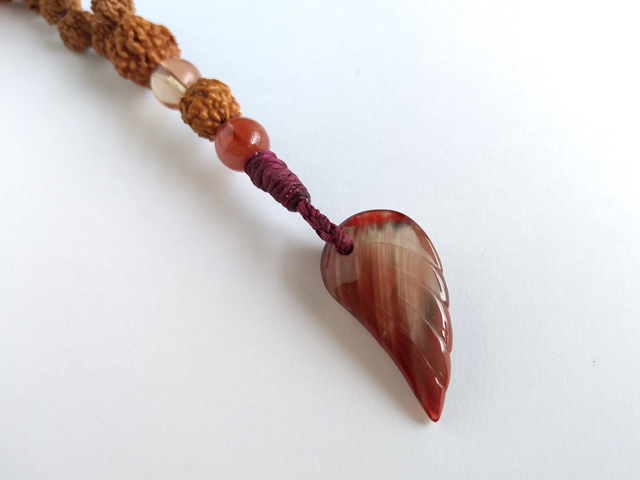 アンデシン ルドラクシャ マーラーA | フェルミナータのハンドメイド