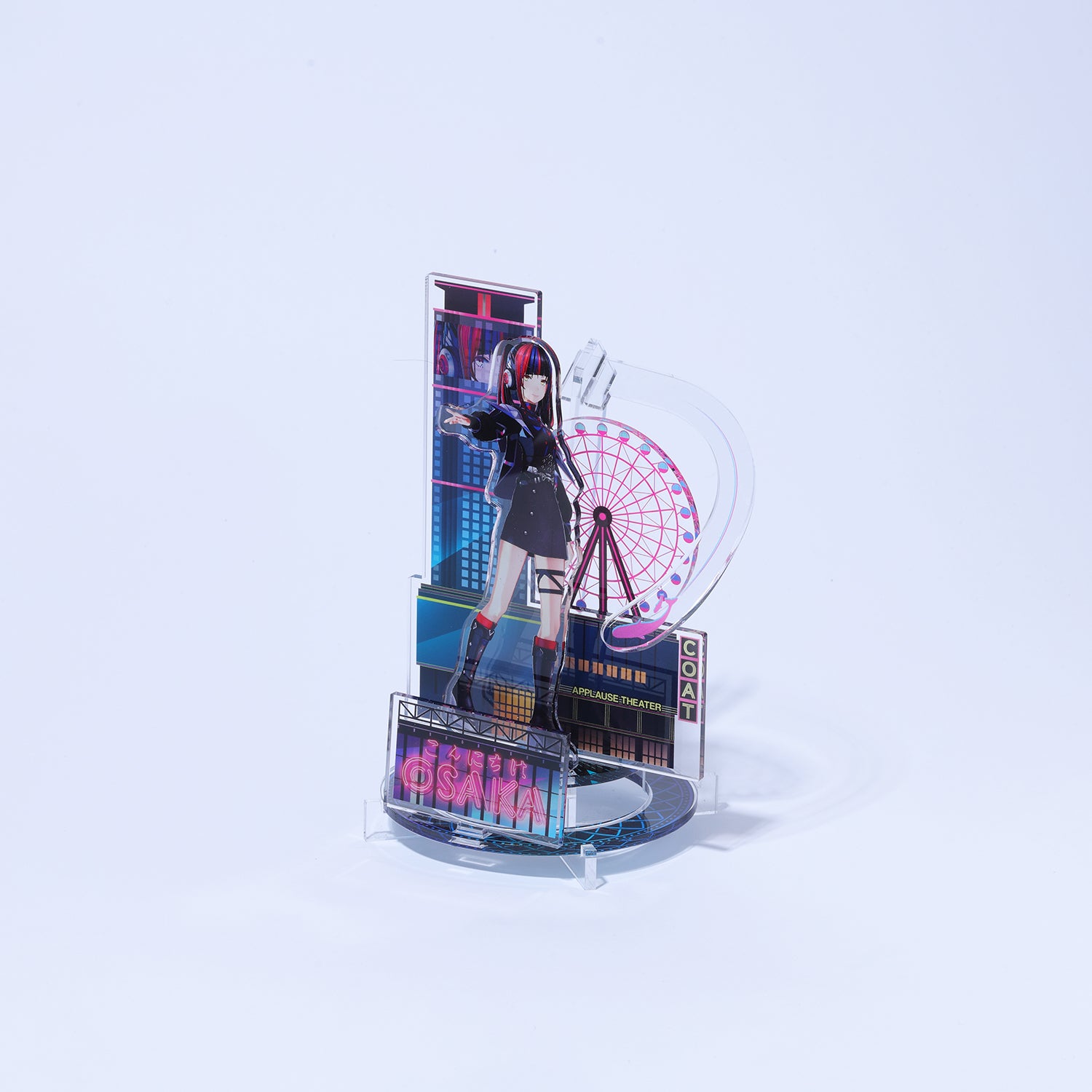 KAMITSUBAKI STUDIO×HELLO OSAKA】立体アクリルスタンド 朝主 派流