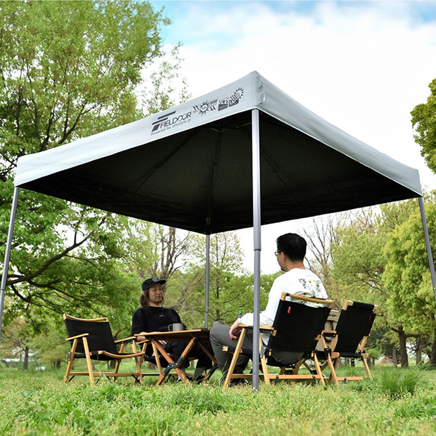 FIELDOOR（フィールドア） | タープテント 遮光PUコーティング（アルミ）