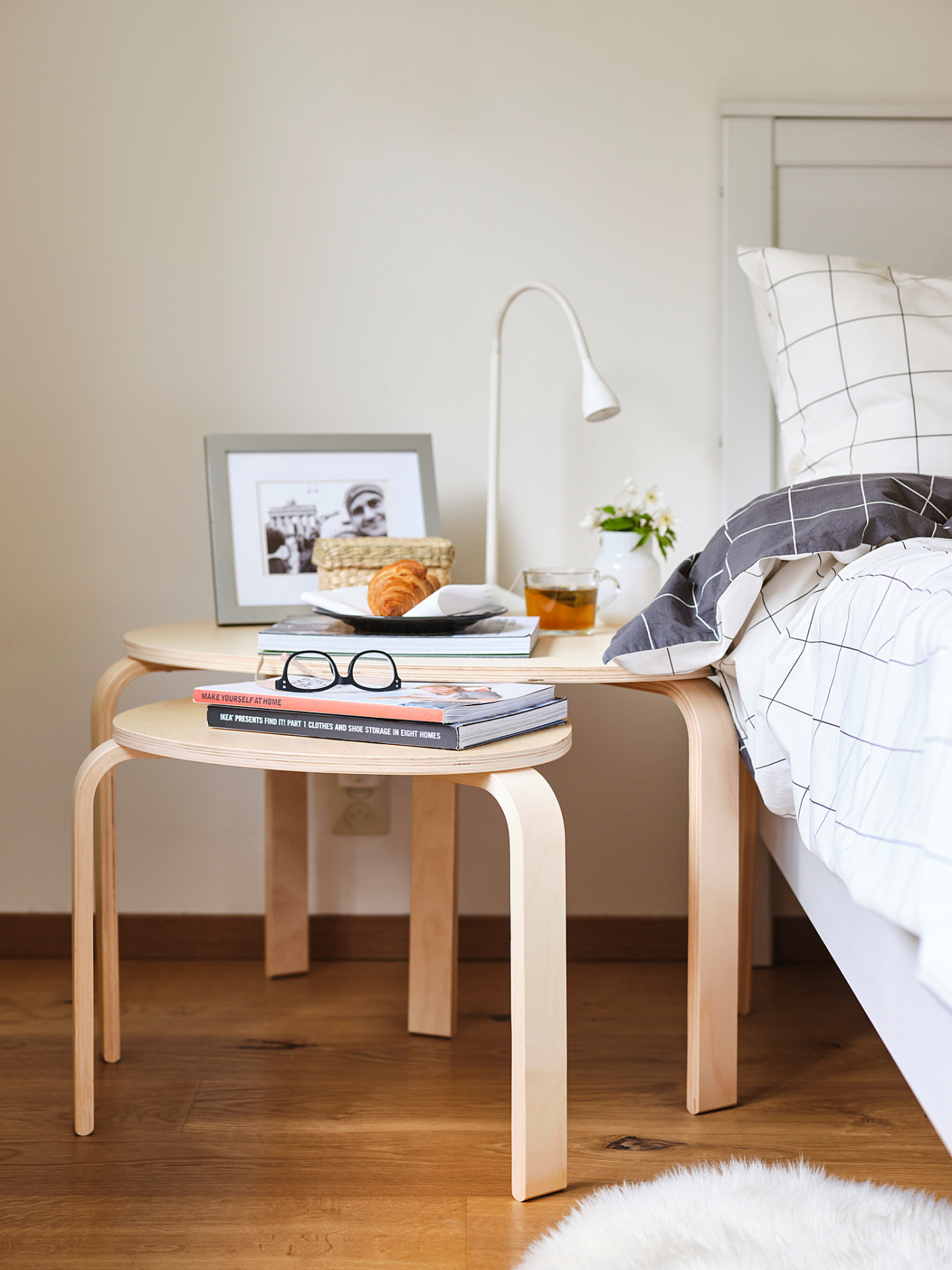 SVALSTA nest of tables, set of 2 birch veneer - IKEA