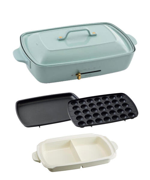 ホットプレート グランデサイズ 仕切り鍋セット ホワイトの通販