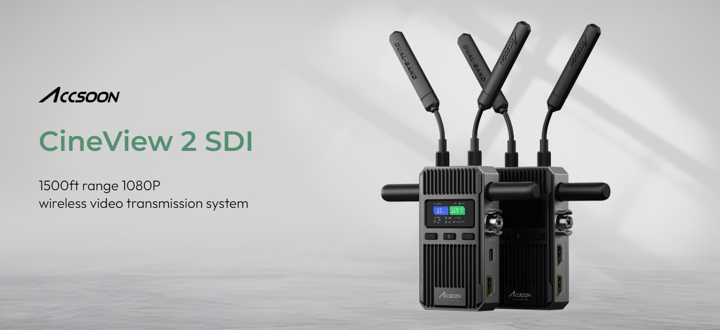 Accsoon WIT08-S-TX 高品質映像&音声ワイヤレス伝送システム CineView