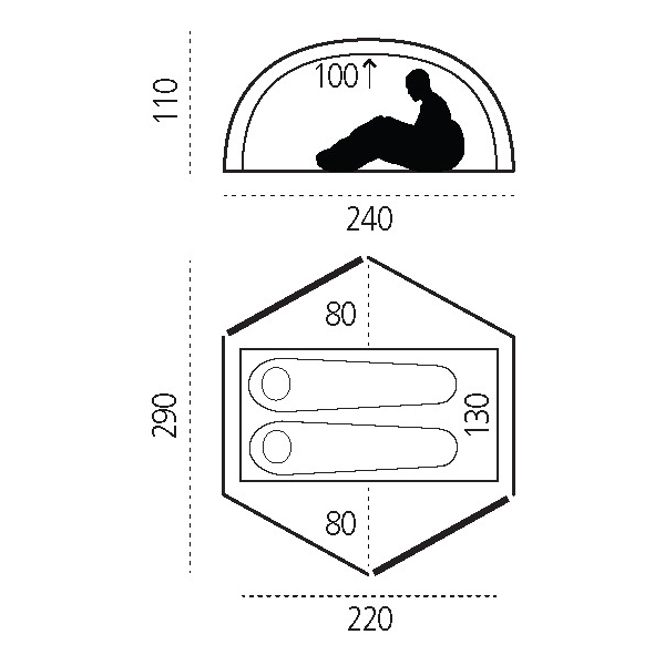 Abisko Dome 2 | TENT & SLEEPING BAG | フェールラーベン