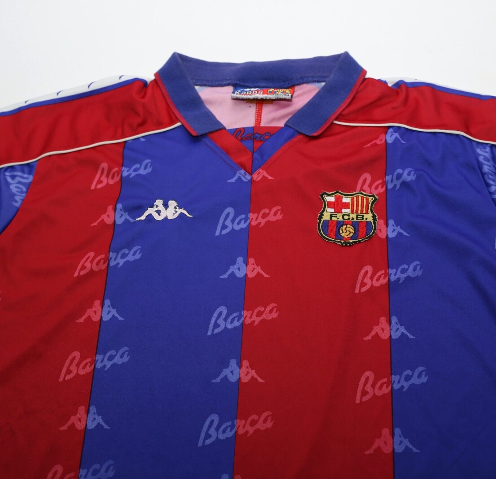 1992/95 vintage Barcelona home shirt | Size L | Classic Barcelona