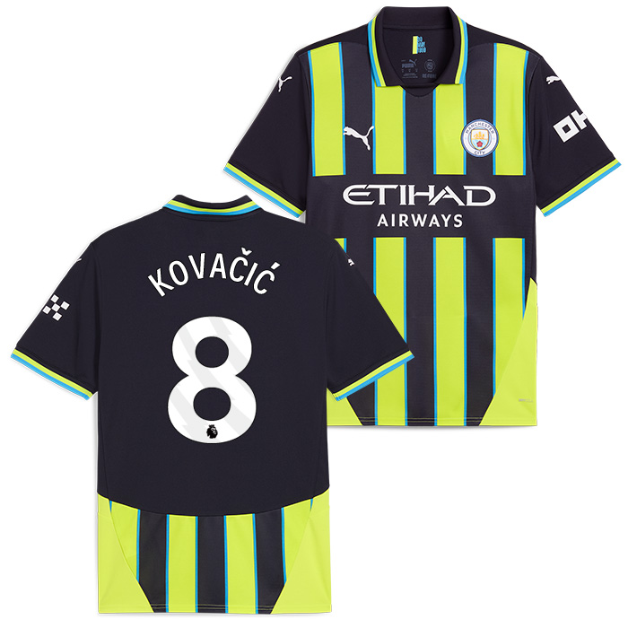 マンチェスターシティ 24-25 アウェイ 半袖 ユニフォーム No.8
