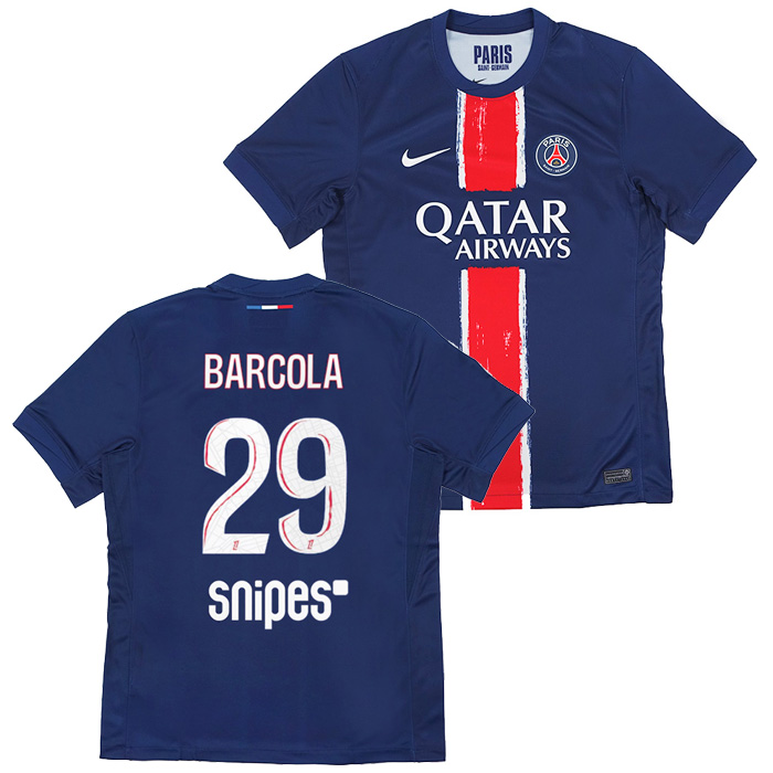 PSG 2024-25 オフィシャルネーム＆ナンバー入りユニフォーム 入荷