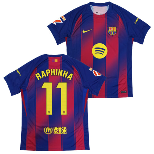 FCバルセロナ 25-26 ホーム 半袖 ユニフォーム No.6 ガビ + ラ・リーガ