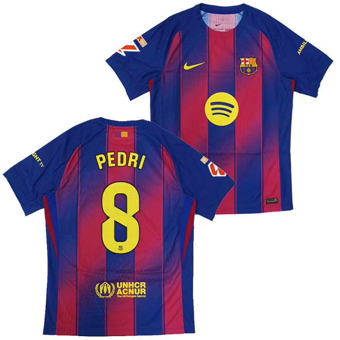 FCバルセロナ 25-26 ホーム Dri-FIT ADV 半袖 ユニフォーム No.8