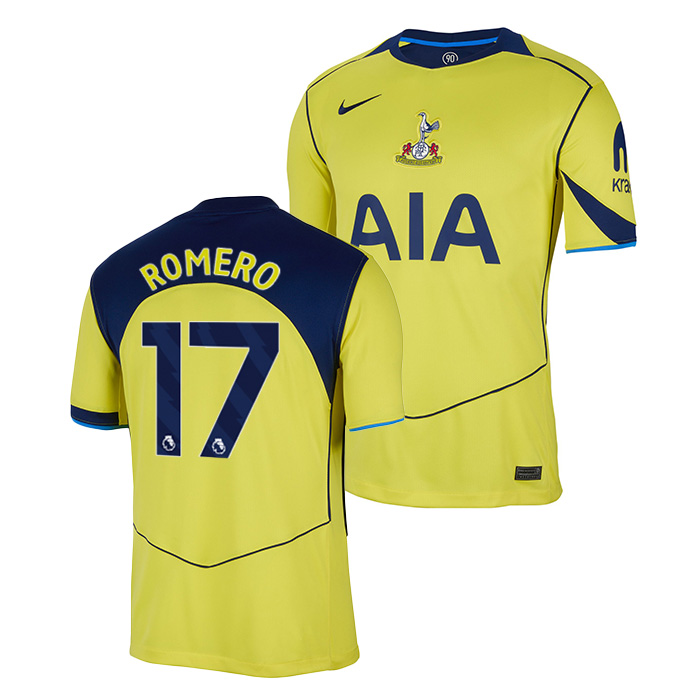 トッテナム 25-26 サード 半袖 ユニフォーム No.17 ロメロ【NIKE