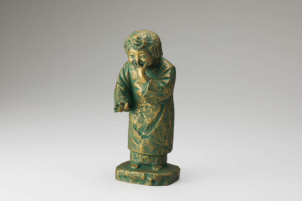 文化勲章受章】北村西望『喜ぶ少女』ブロンズ像