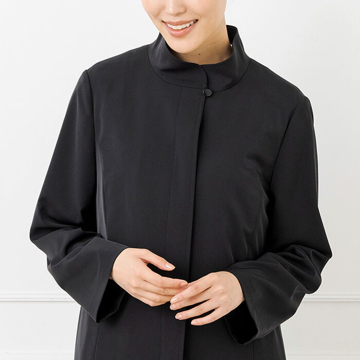 ライナーつき合繊素材のコート M・ブラック｜東京ソワールオンライン