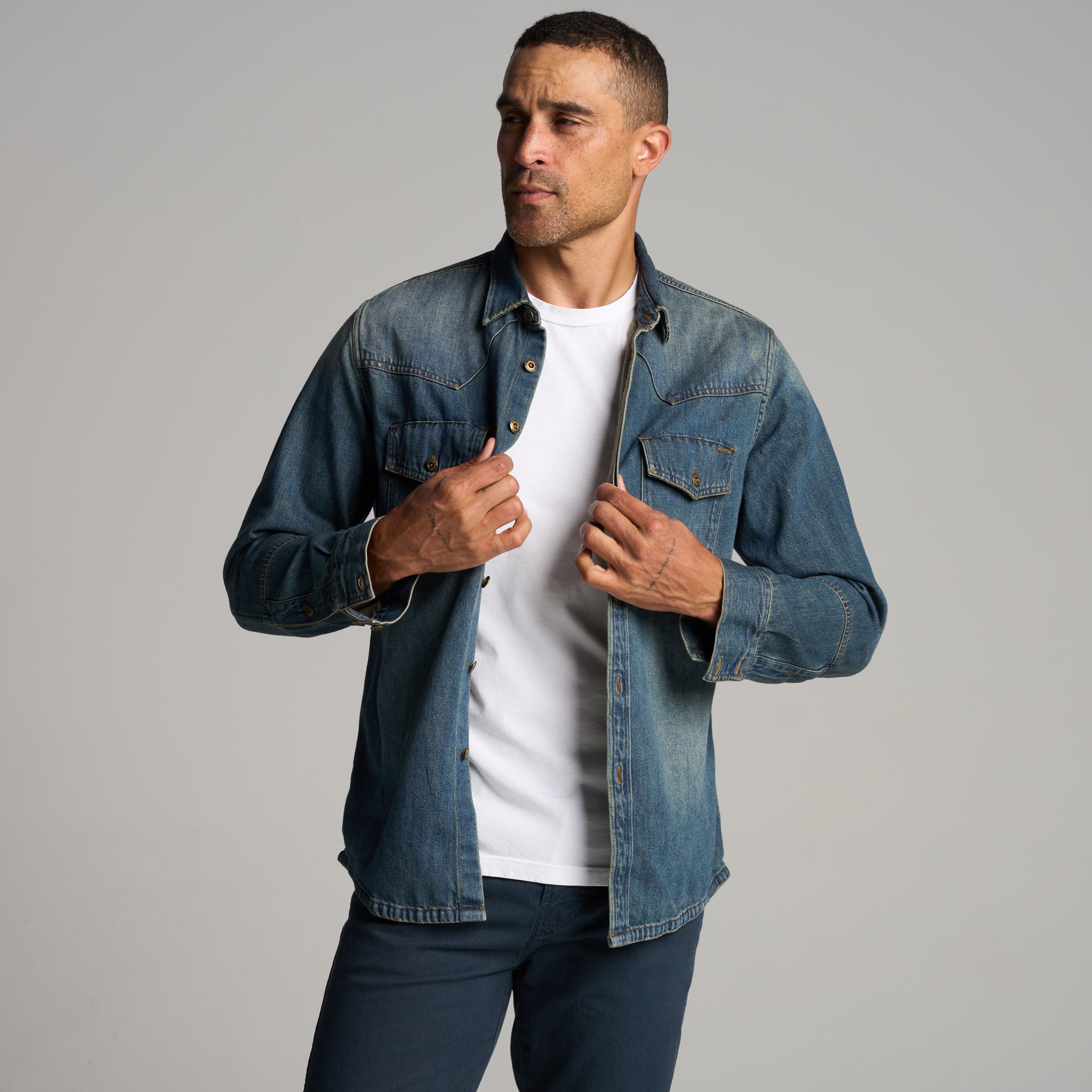 1955 Abilene Denim Shirt – Rowan