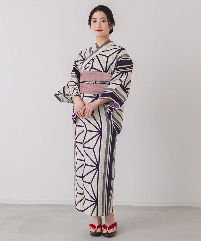 麻の葉古典柄 綿麻浴衣 | ur's（ユアーズ）